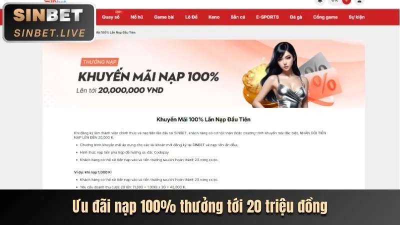 Thưởng nạp lại hàng ngày 89bet4